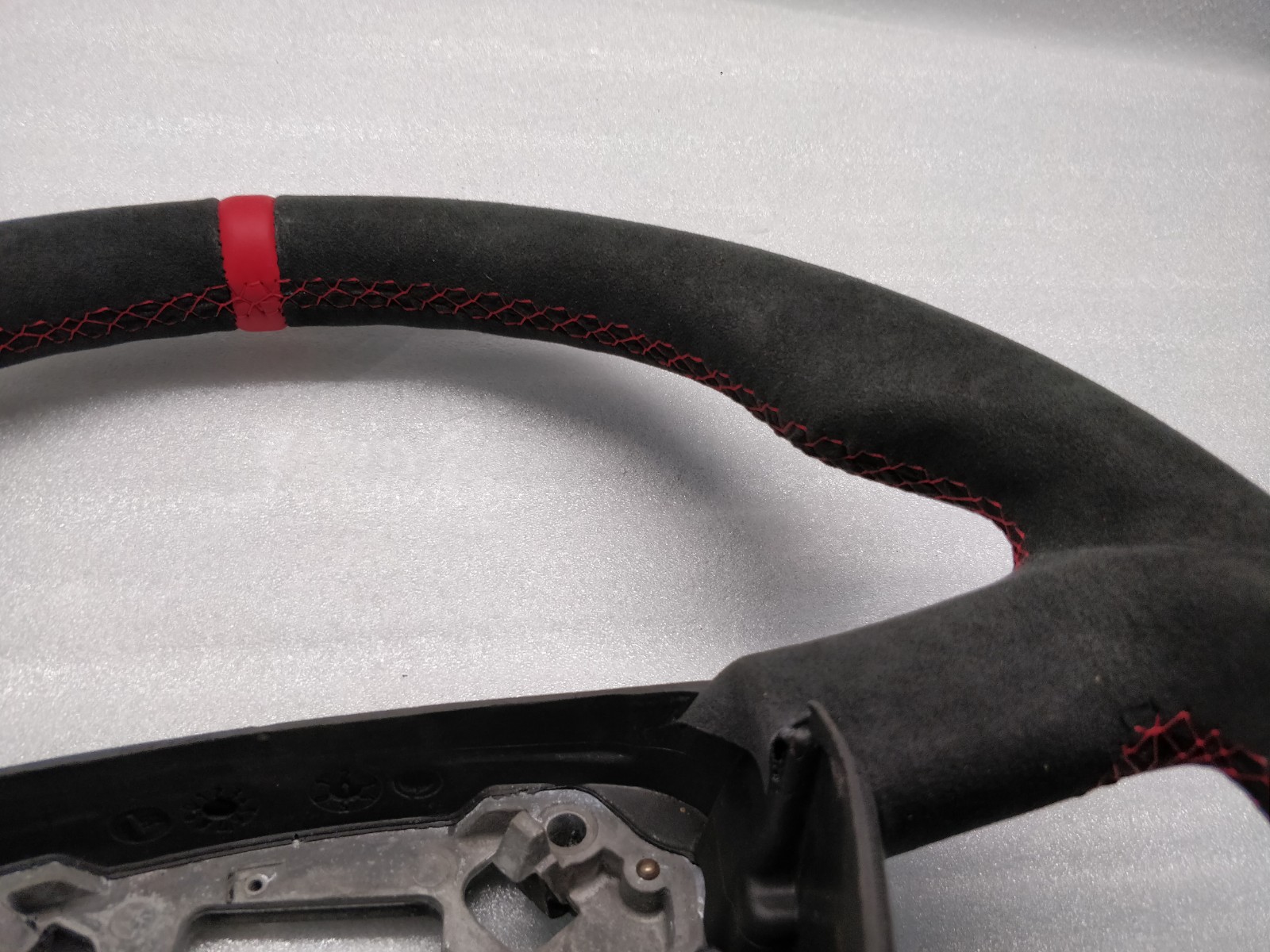 FORD TRANSIT MK7 STEERING WHEEL FLAT BOTTOM ALCANTARA 20062014 CUSTOM