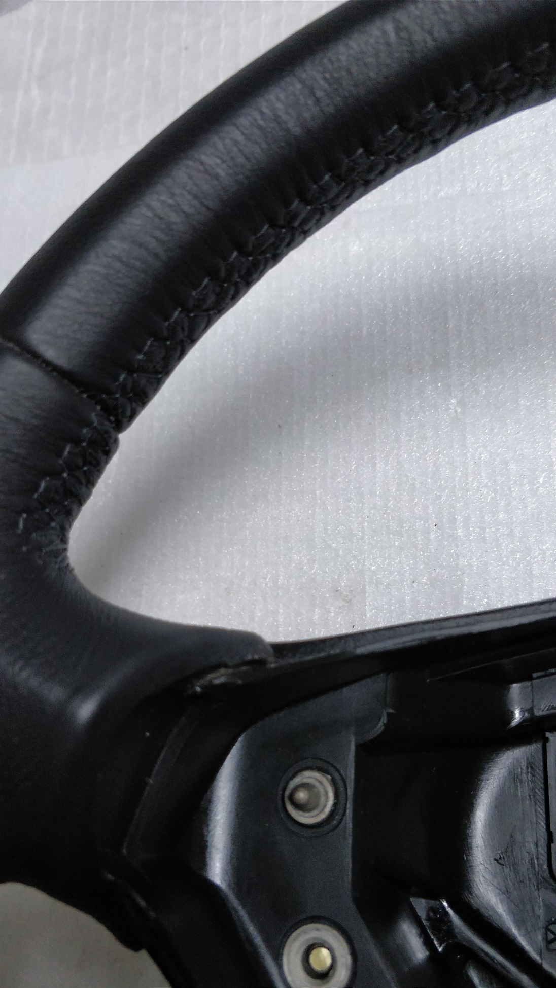 Mercedes W203 S203 Steering Wheel Black Leather Cclass A2034600803