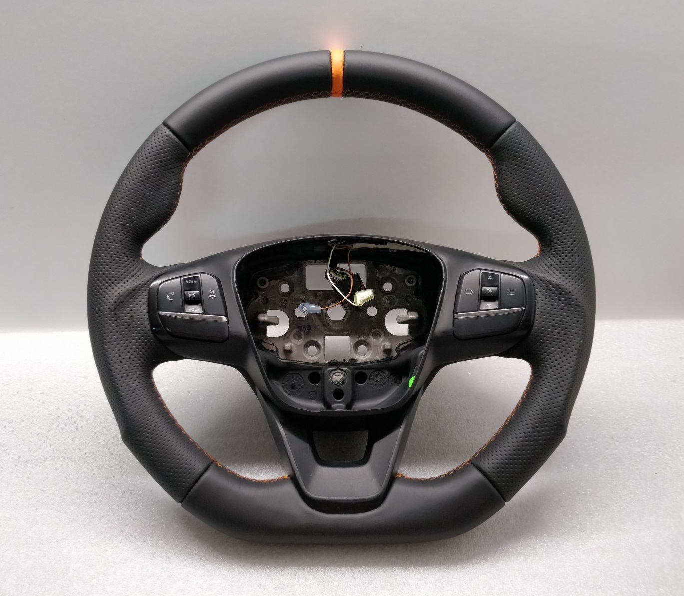 2018 FORD TRANSIT CUSTOM MK8 STEERING WHEEL FLAT SPORT NEW LEATHER