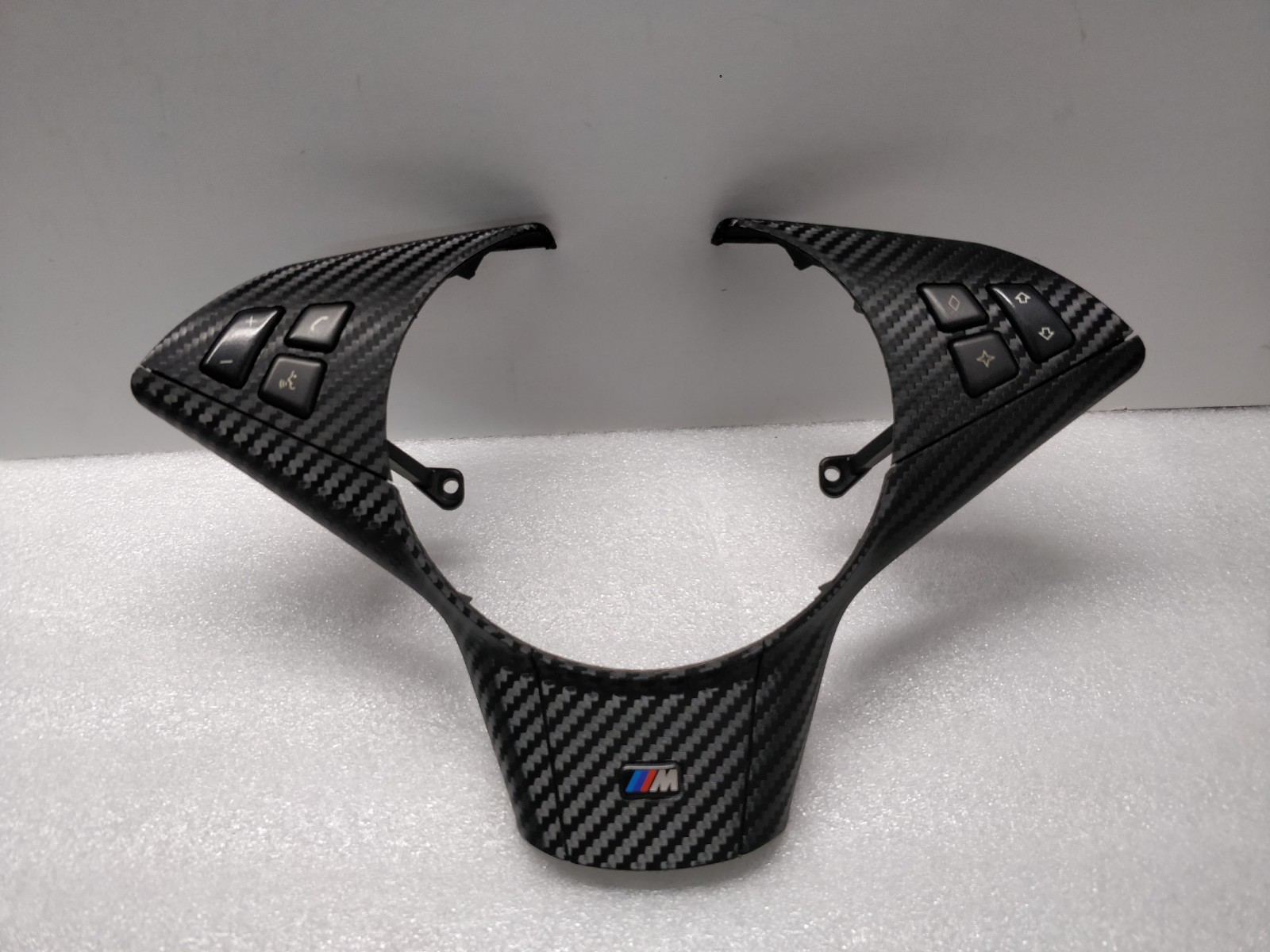 BMW E60 E61 E63 E64 MSPORT STEERING WHEEL TRIM CARBON 20032009 M5 M6
