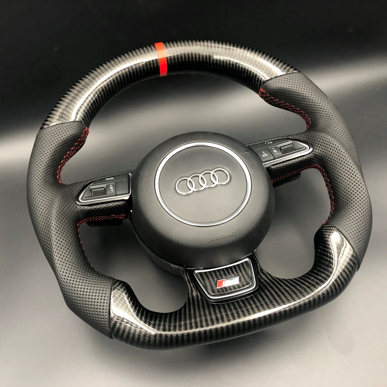 AUDI A6 S LINE STEERING WHEEL SPECIAL ORDER CARBON CUSTOM A5 A8 A4 Q7