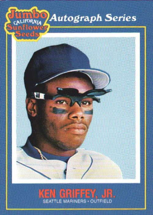 KEN GRIFFEY JR. RARE 1990 JUMBO SUNFLOWER SEEDS CARD 2 CU683 eBay