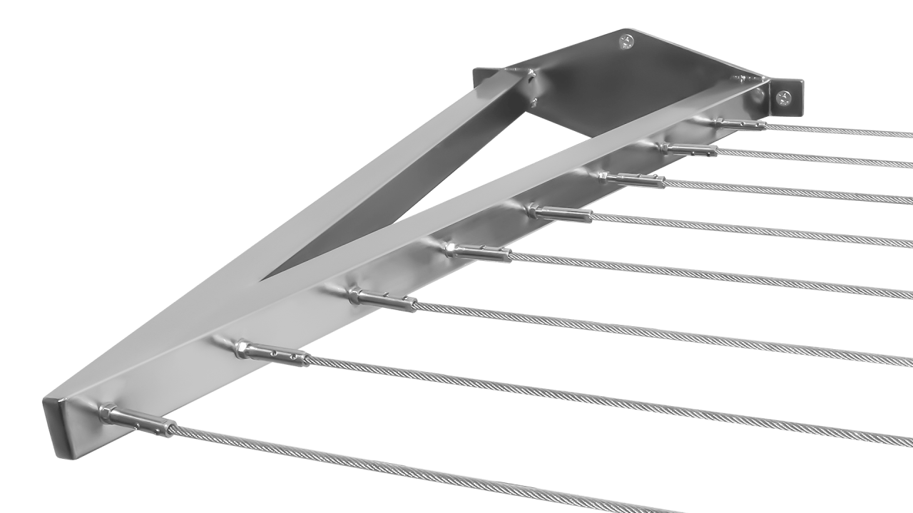 Wallmounted Mounted Stainless clotheslines No. 1 For Quality