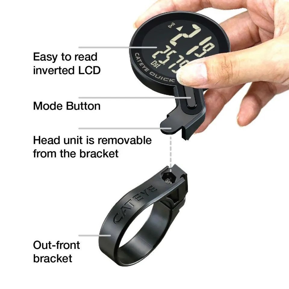 Cateye QUICK Cycle Computer Evolution Cycles