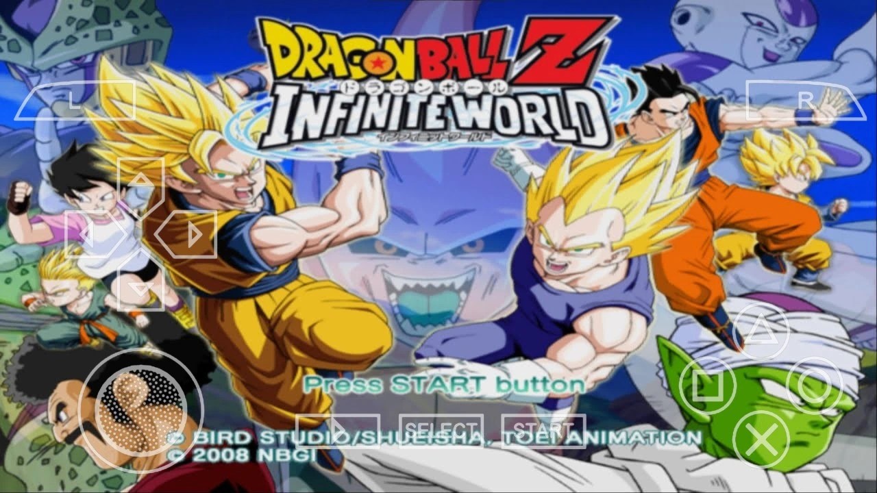 New Dragon Ball Z Infinite World PSP Game Download EOG