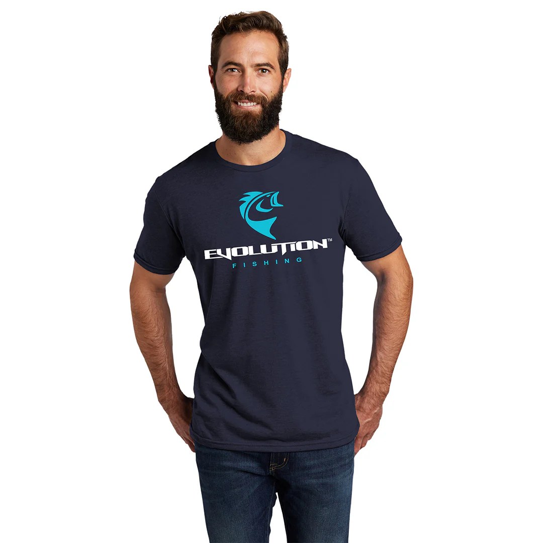 Fishing TShirt in Blue L Evolution Outdoor