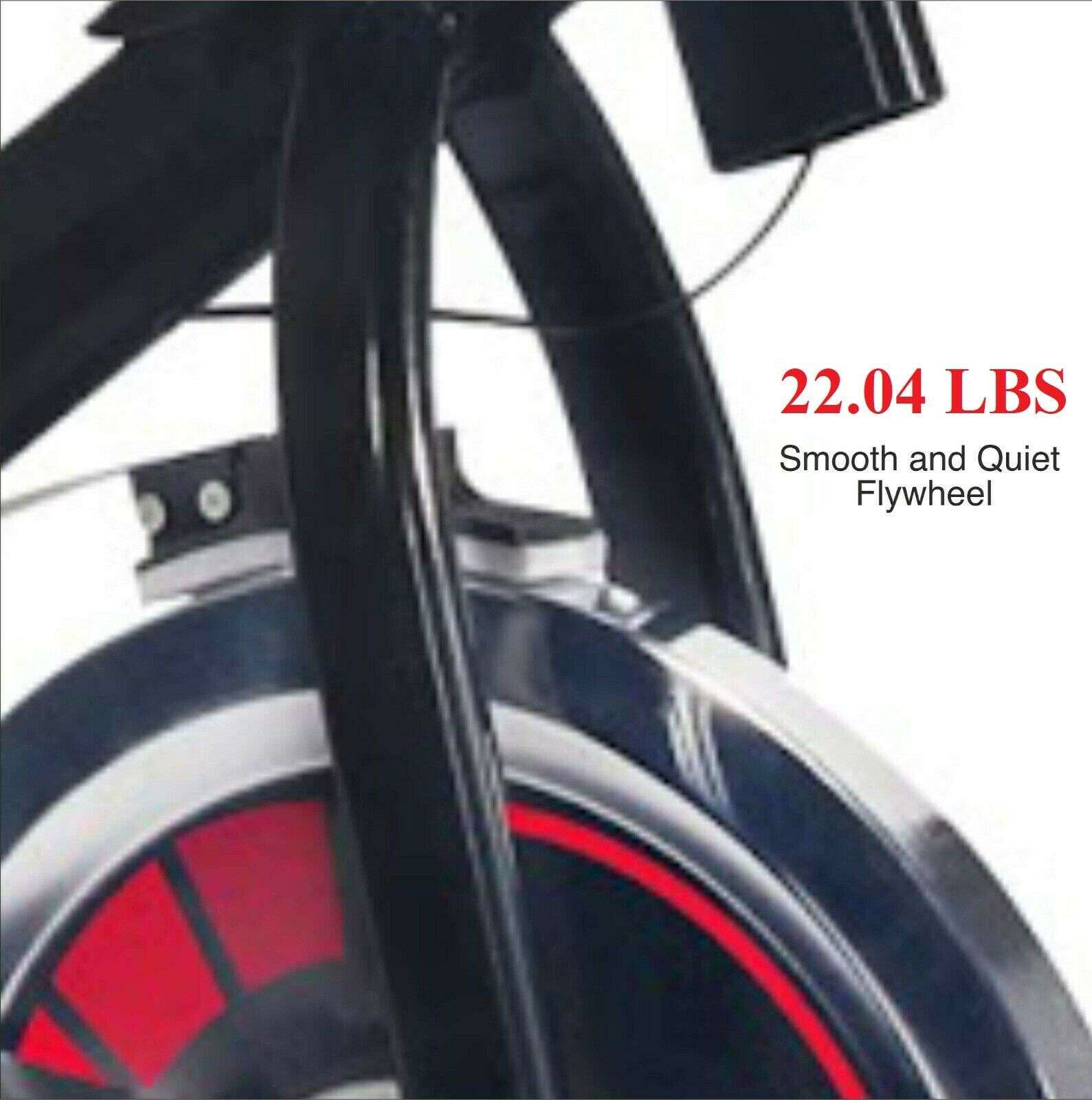 Evolve Red Spin Bike Exercise Bike with 10kg Flywheel, With Bluetooth
