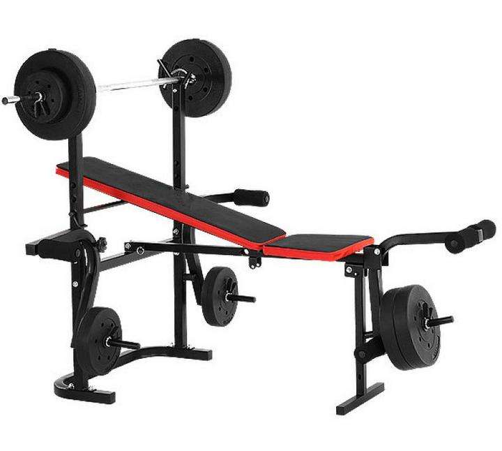 EVOLVE MultiStation 7 in 1 Weight Bench Press Weights Equipment