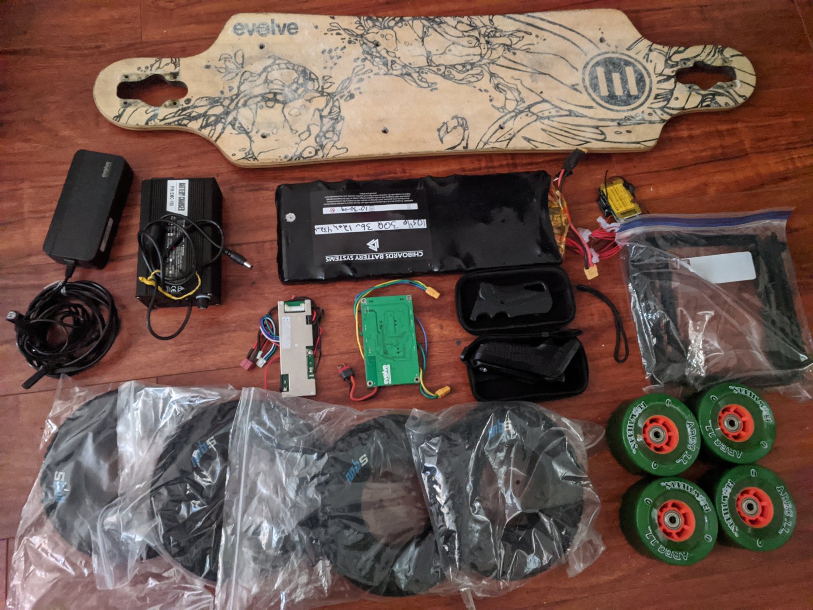 Sold US evolve parts for sale sold Electric Skateboard Forum