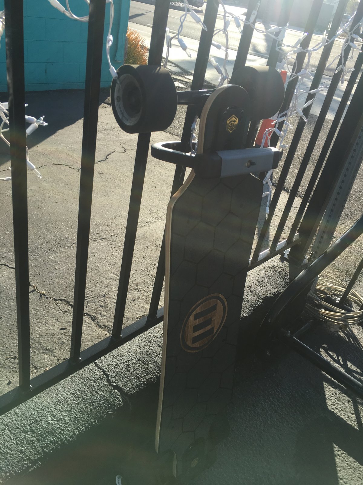 Locking your board to a pole? Electric Skateboard Forum Evolve