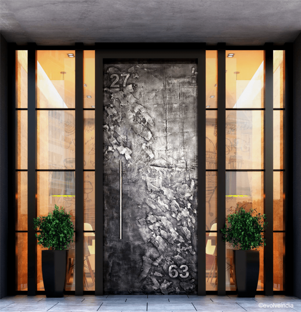 Designer Door Skins Metal & Concrete Finish Evolve India