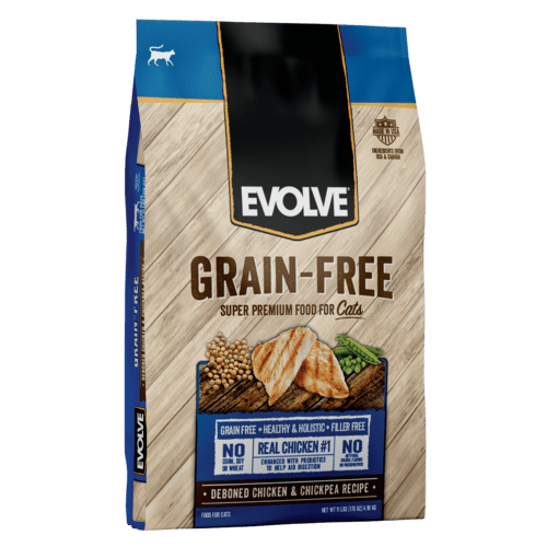 EVOLVE GRAIN FREE CHICKEN & CHICKPEA RECIPE CAT FOOD Evolve Pet Food