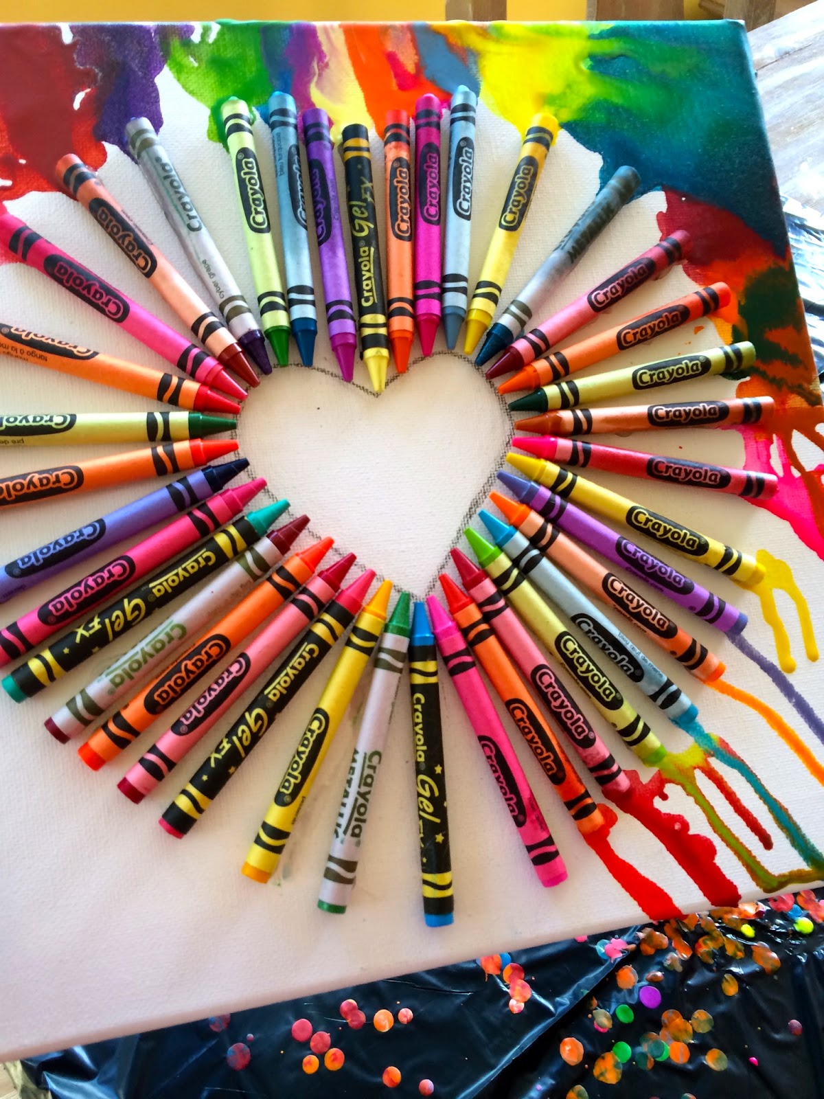 Crayon Craft Evolve with Mary