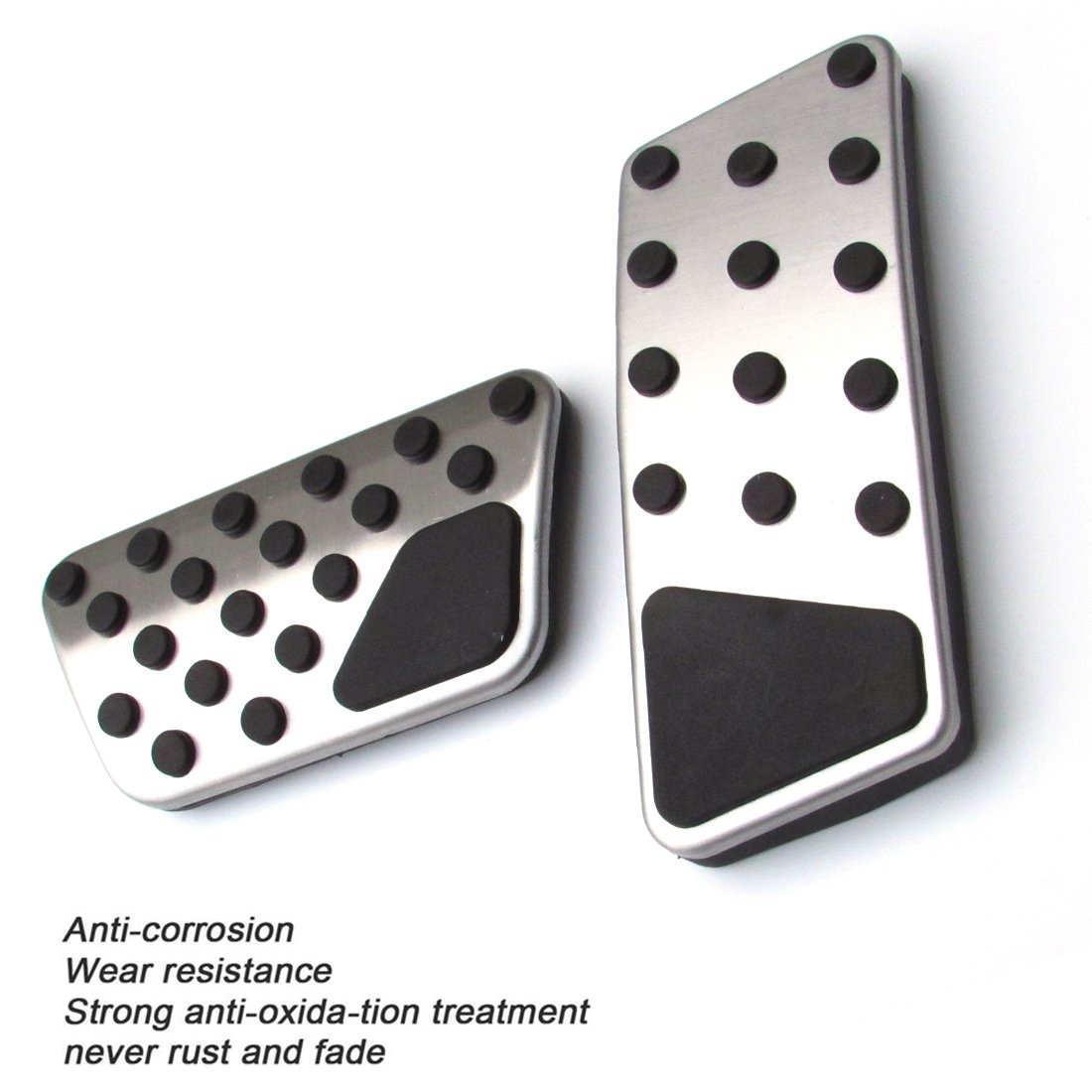 Gas and Brake Pedal Cover Set Fit for 20072018 Jeep Wrangler JK JKU