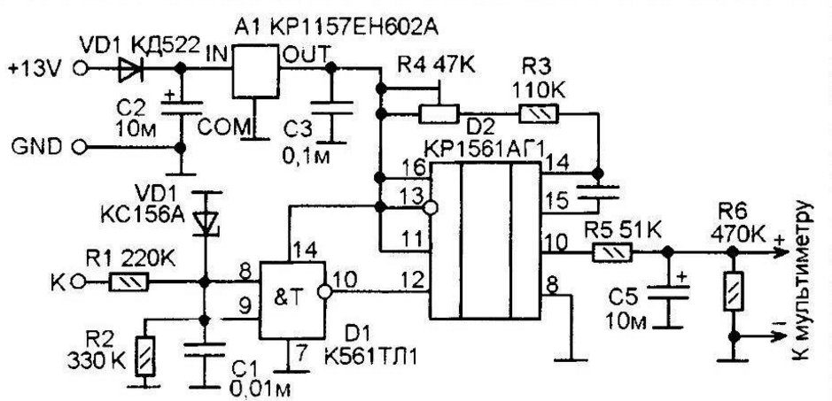 Как сделать делитель импульсов для тахометра - фото