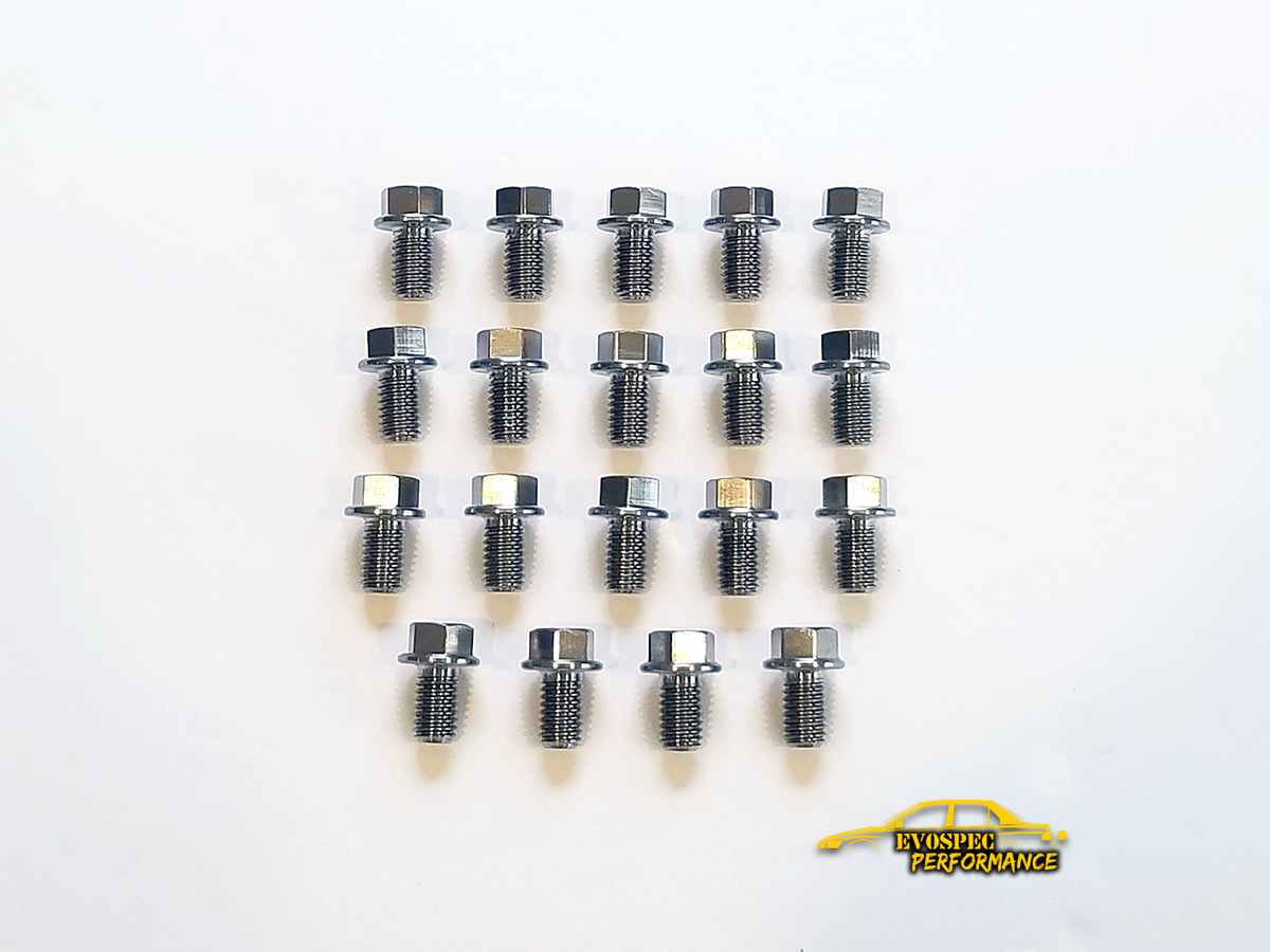 EVo 19 DSM 1G2G Titanium Oil Pan bolts Evospec Performance