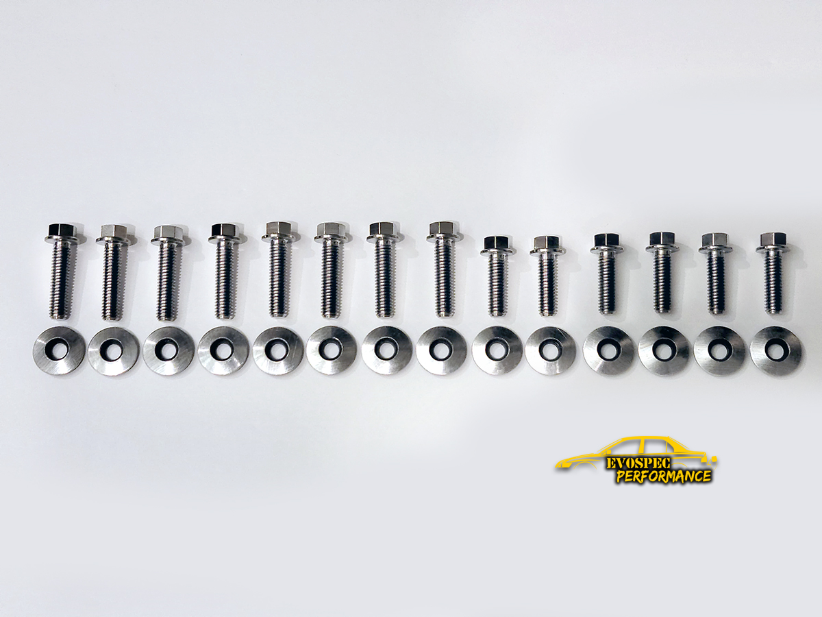 Evo 123 / DSM 1G/2G Titanium valve cover bolt kit Evospec Performance
