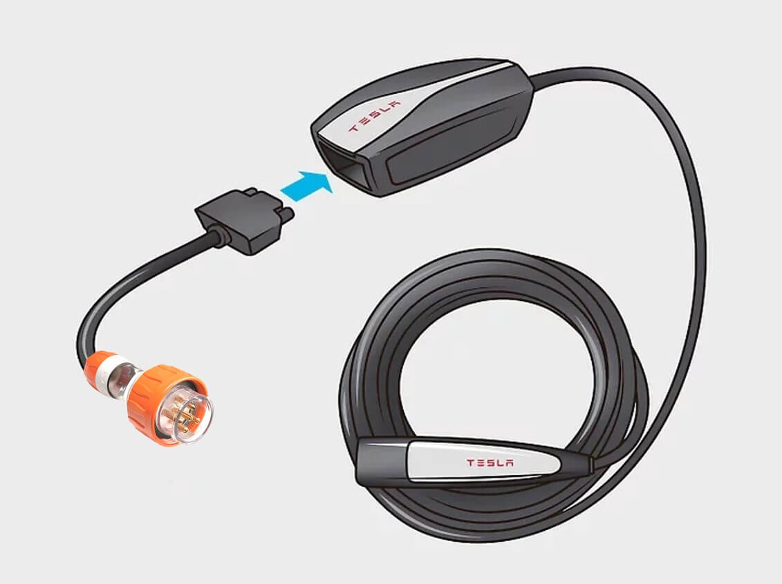 Tesla Gen 2 UMC Adapter 32 Amp 7 kW 3Pin plug