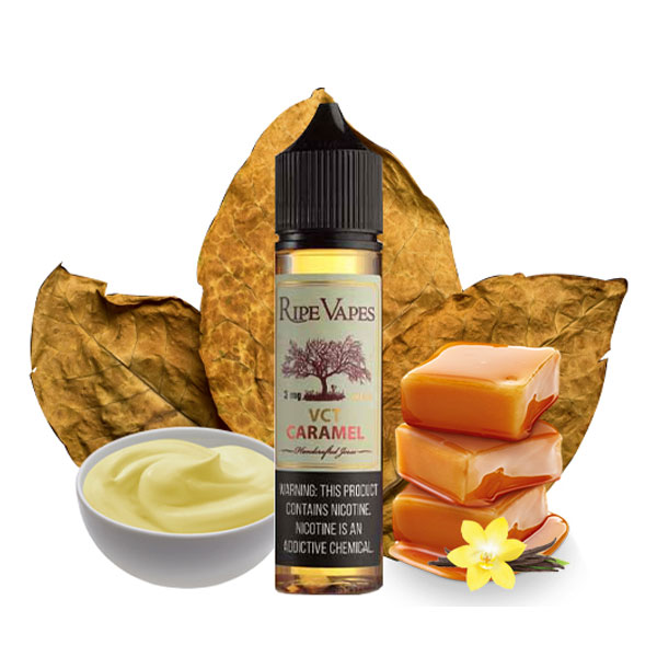 RIPE VAPES VCT CARAMEL E-LIQUID - رايب فيبس بريميم فيب ليكويد