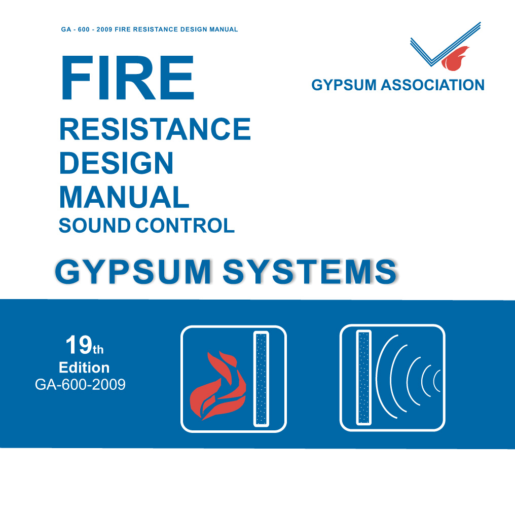 The Easiest Place to Find Fire Rated Assemblies is the Gypsum