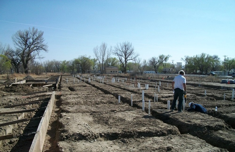 Post Tensioned Slab Foundation for Apartments in Delta, Colorado EVstudio