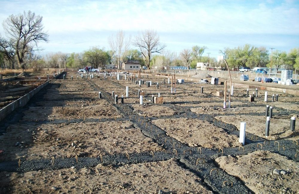 Post Tensioned Slab Foundation for Apartments in Delta, Colorado EVstudio
