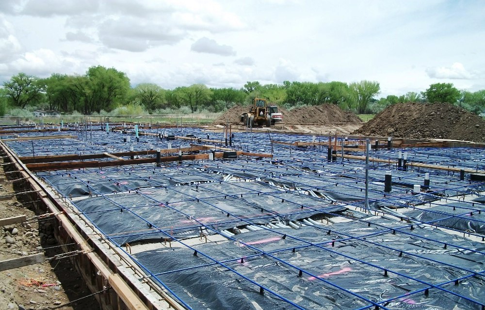 Post Tensioned Slab Foundation for Apartments in Delta, Colorado EVstudio