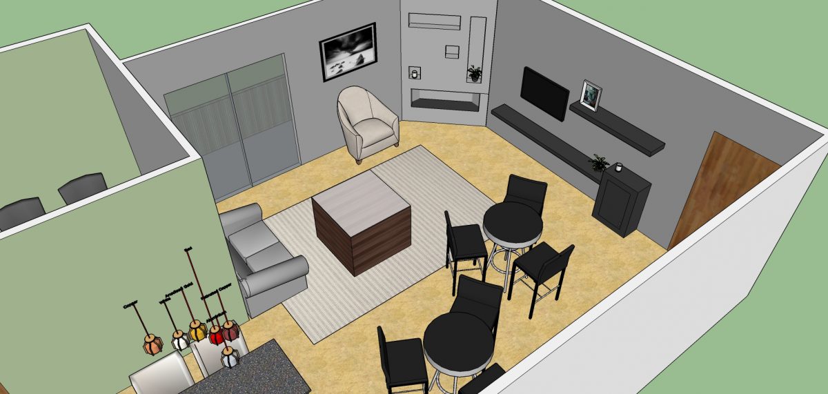 SXSW Office Layout SketchUp Model — EVstudio, Architect Engineer Denver