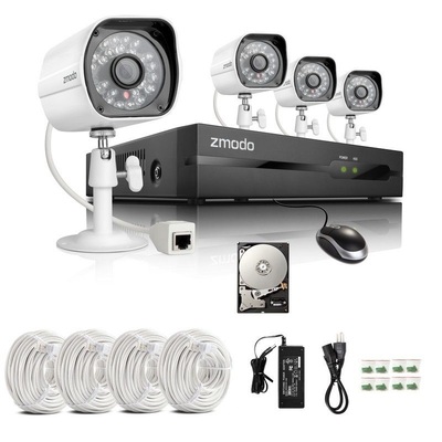 4 Channel Complete sPoE NVR Surveillance System w/ 1TB HDD - eWave