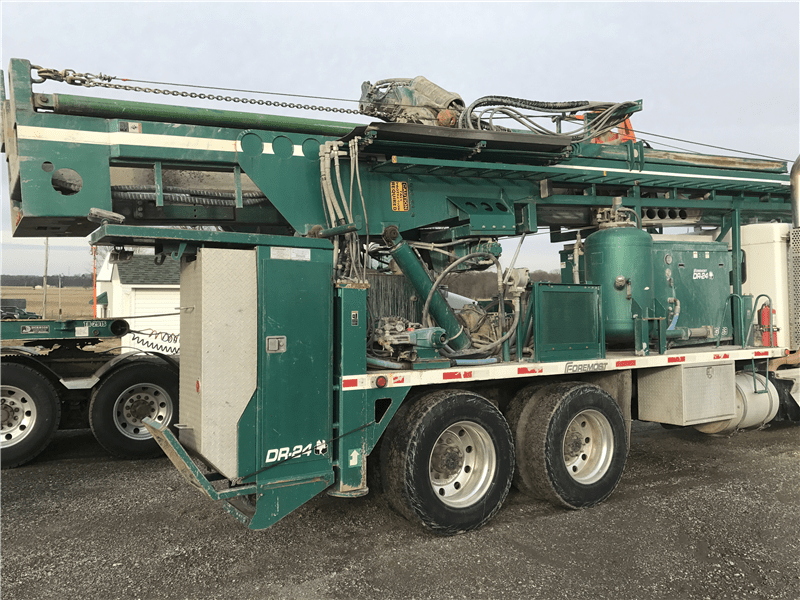 2010 FOREMOST DR24 DUAL ROTARY DRILL RIG SOLD Best Used/Rebuilt