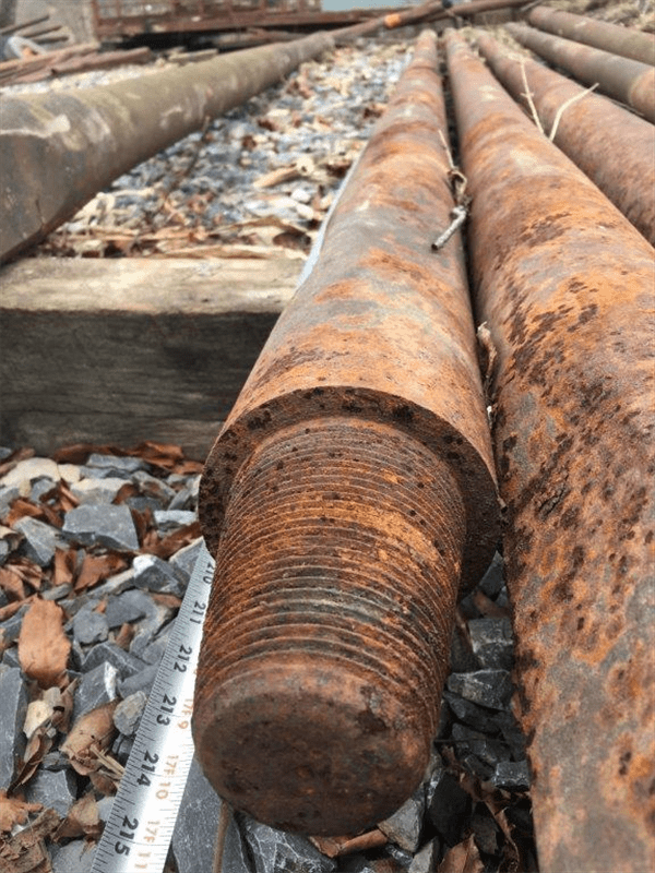 17' 8" Drill Stem for Cable Tool Rig Best Used/Rebuilt Machinery at