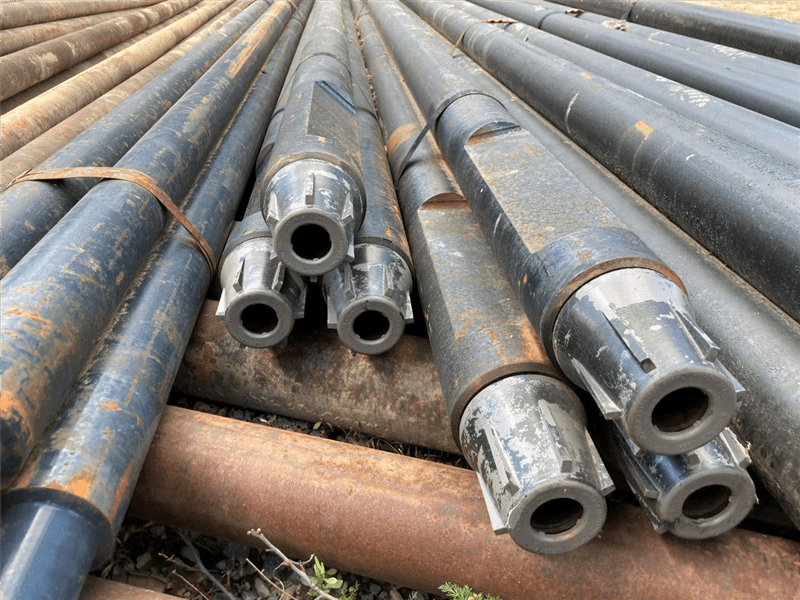 DriltechStyle 20' x 41/2" Drill Pipe Best Used/Rebuilt Machinery at