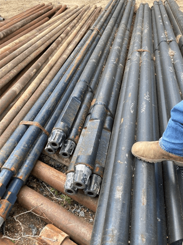 DriltechStyle 20' x 41/2" Drill Pipe Best Used/Rebuilt Machinery at