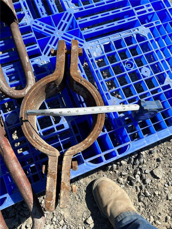 81/2" Well Casing Clamp for Pump Hoist Cable Rig Best Used/Rebuilt Machinery at East West
