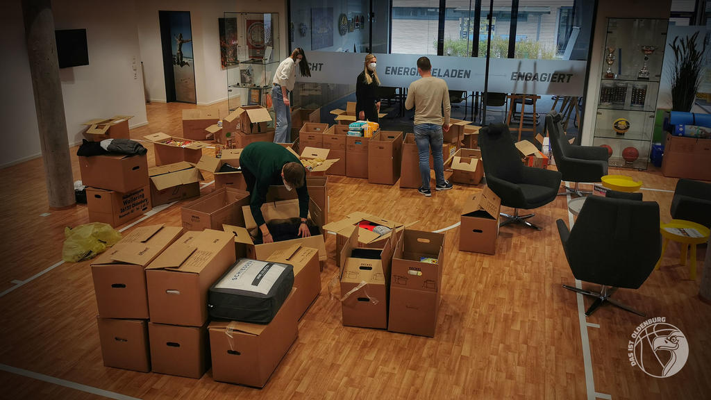 EWE Baskets Oldenburg News Spendenaktion für Oldenburg hilft der