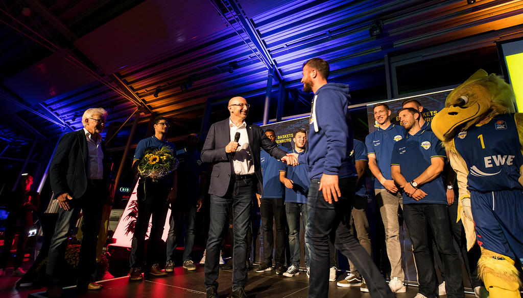 EWE Baskets Oldenburg News Sponsoren Empfang 2017 Mit Dynamik und