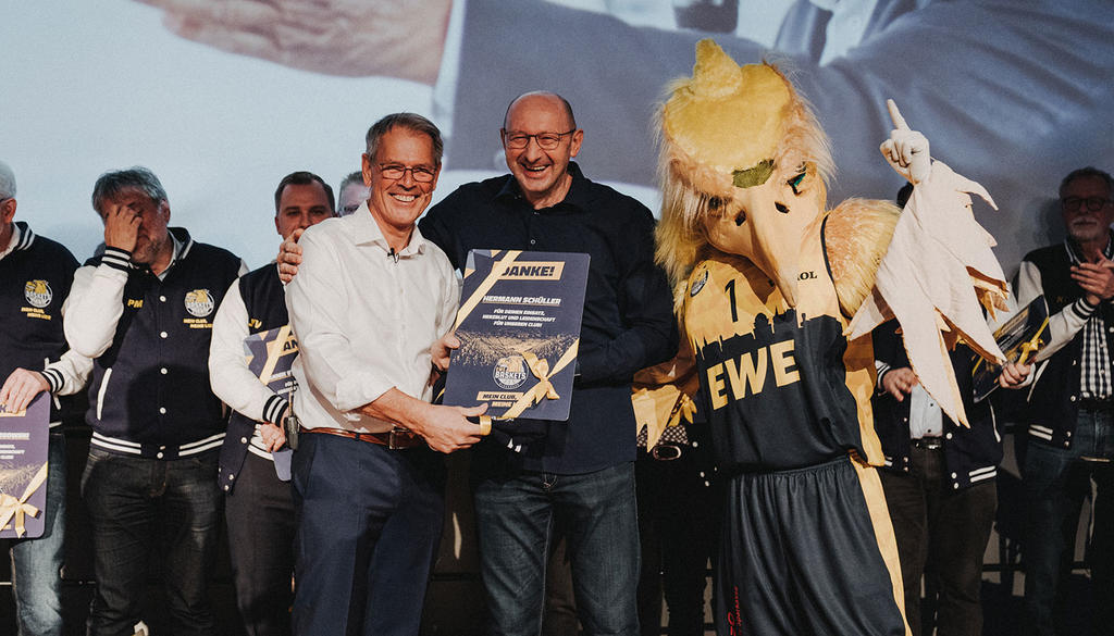 EWE Baskets Oldenburg News Midseason Get Together Sieger der