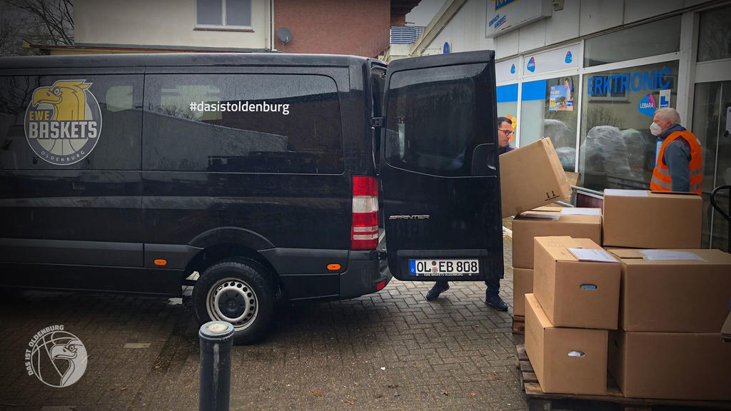 EWE Baskets Oldenburg News Spendenaktion für Oldenburg hilft der