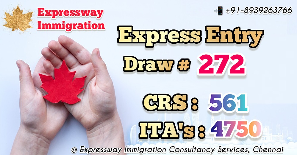 Express Entry Draw 272 December 6, 2023 4,750 Invitations