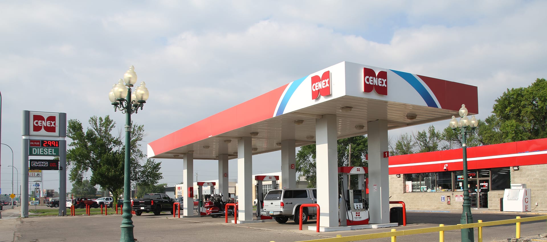 Ewing Oil Gas Station Convenience Store Hillsboro, ND