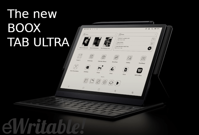 Boox Announce ‘Tab Ultra’ with Keyboard Folio and Super Refresh – eWritable