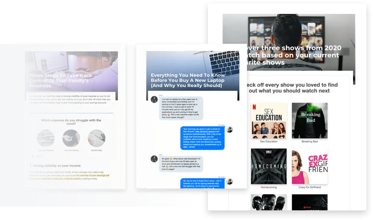 Premade and easy to use content templates for your business Premade and easy to use content templates for your business
