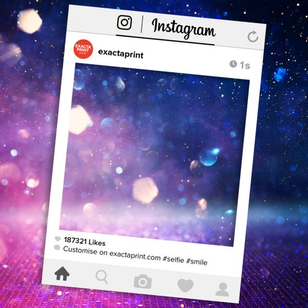 Instagram photo selfie prop frame Exacta Print