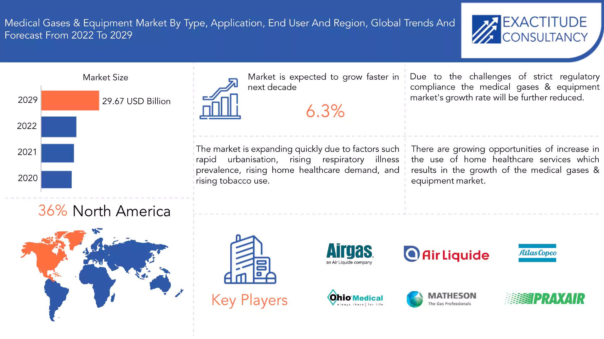 Medical Gases and equipment Market Overview, Size, Share 2029