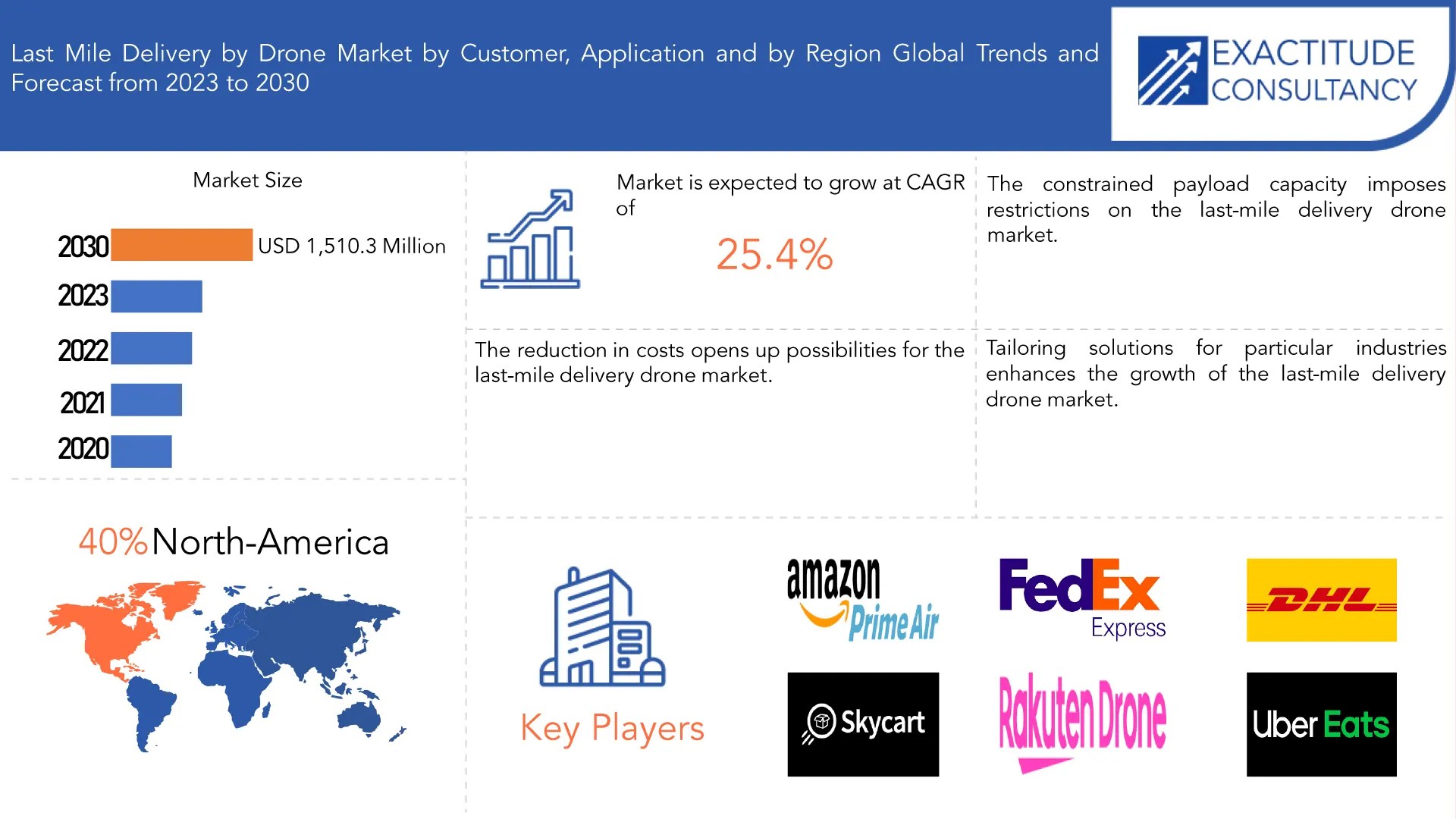 Last Mile Delivery By Drone Market Size, Growth, Share & Report