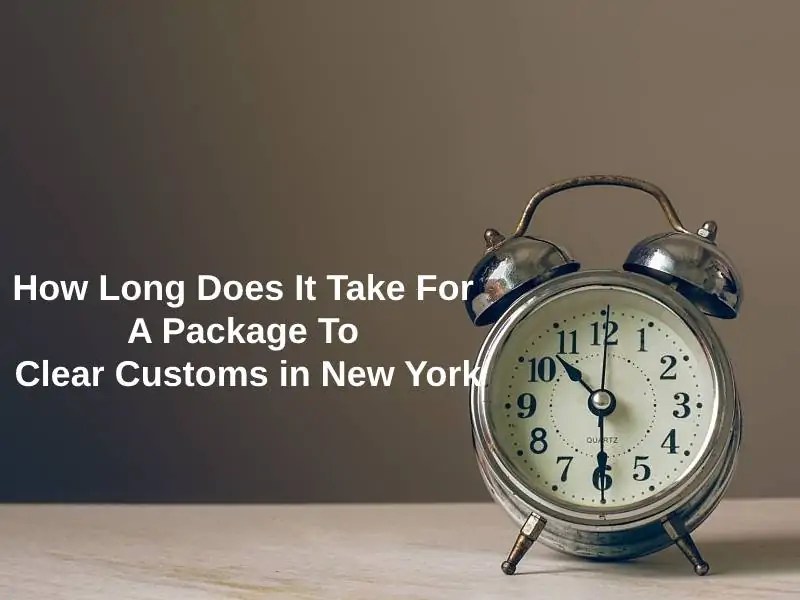 How Long Does It Take For A Package To Clear Customs in New York (And