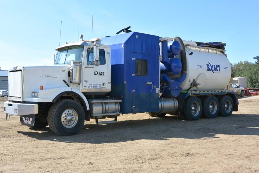 Exact Oilfield Hydrovacs Oilfield Equipment for Northern Alberta