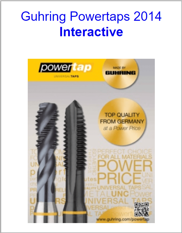 Guhring Powertaps 2014 Interactive