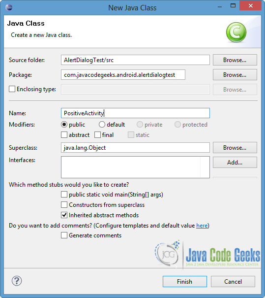 Android Alert Dialog Example Java Code Geeks