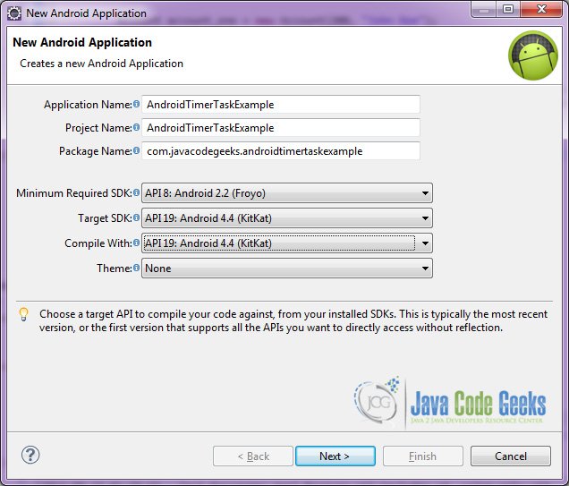 Android TimerTask Example Java Code Geeks